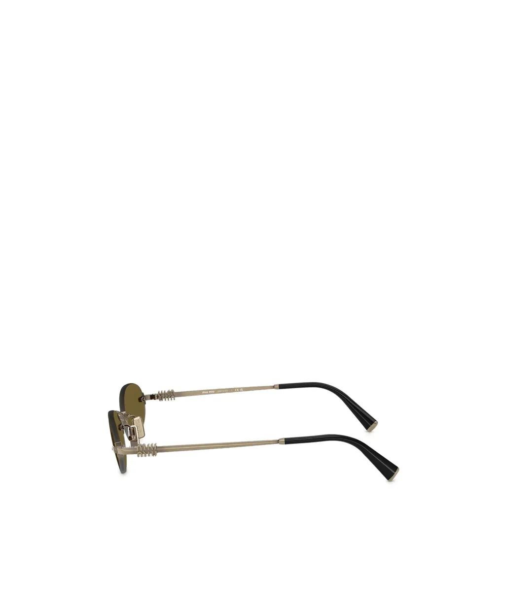 Miu Miu Eyewear Oval-Frame Sunglasses