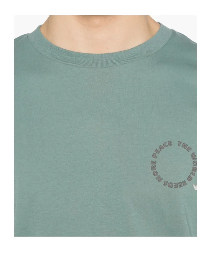 Emporio Armani Logo Printed Crewneck T-Shirt