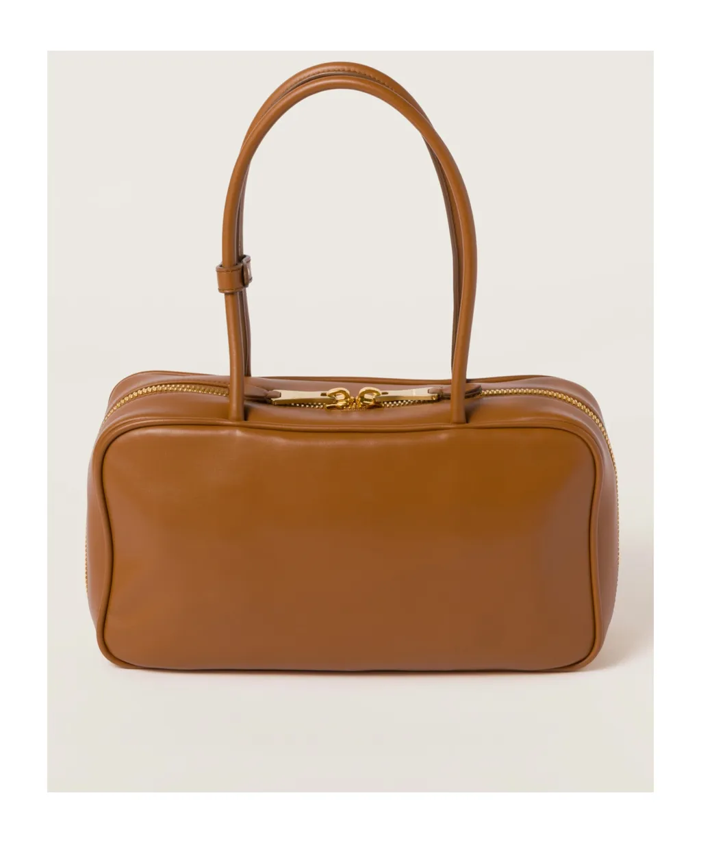 Beau Leather Top-Handle Bag