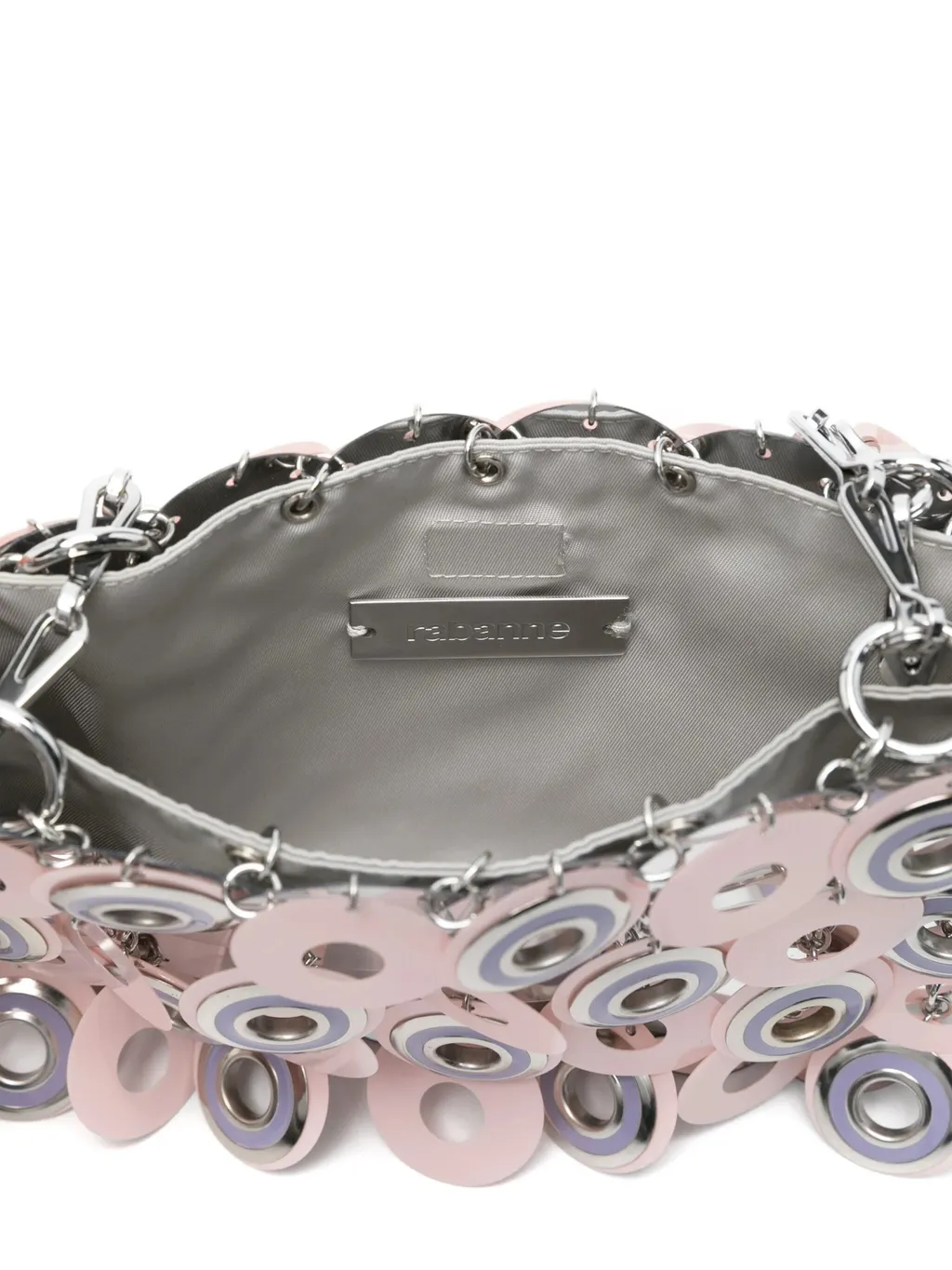 Paco Rabanne Sparkle Discs Chain-Linked Shoulder Bag