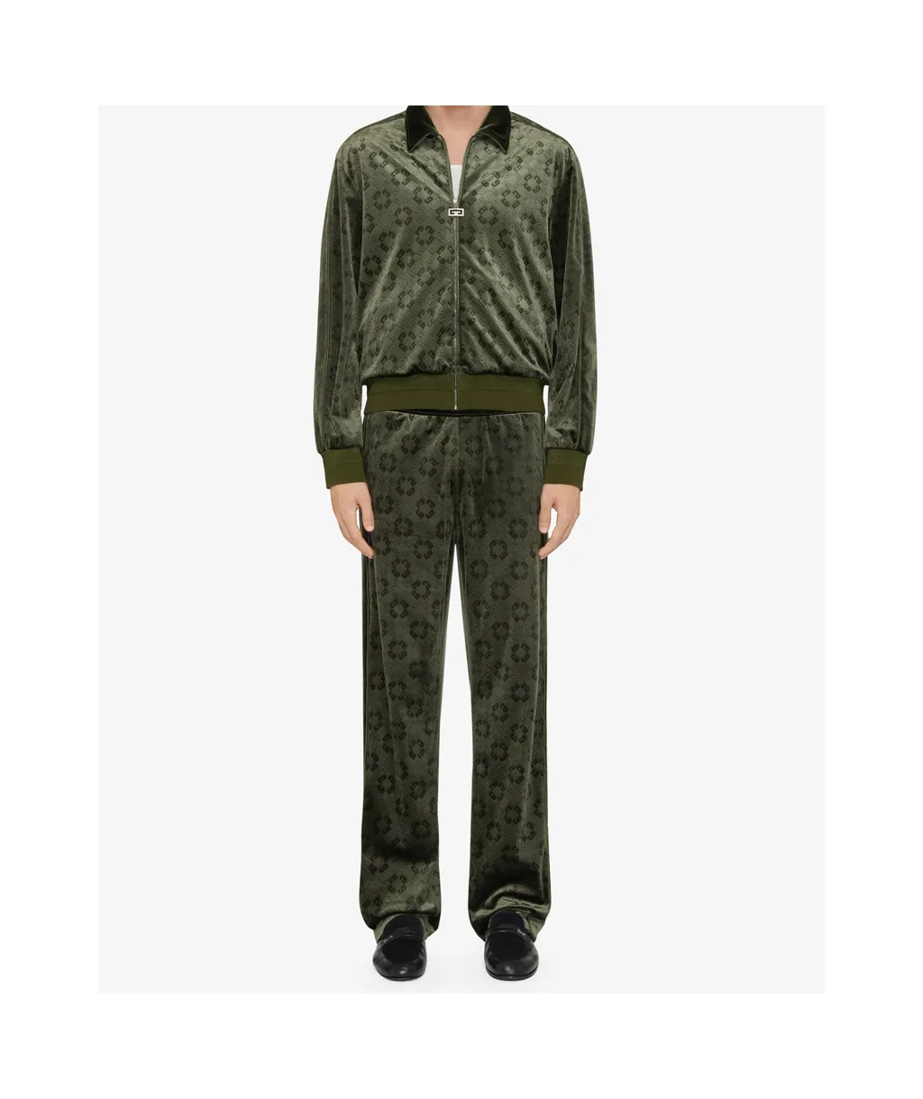 Tracksuit Jacket In Monogram 72 Velvet