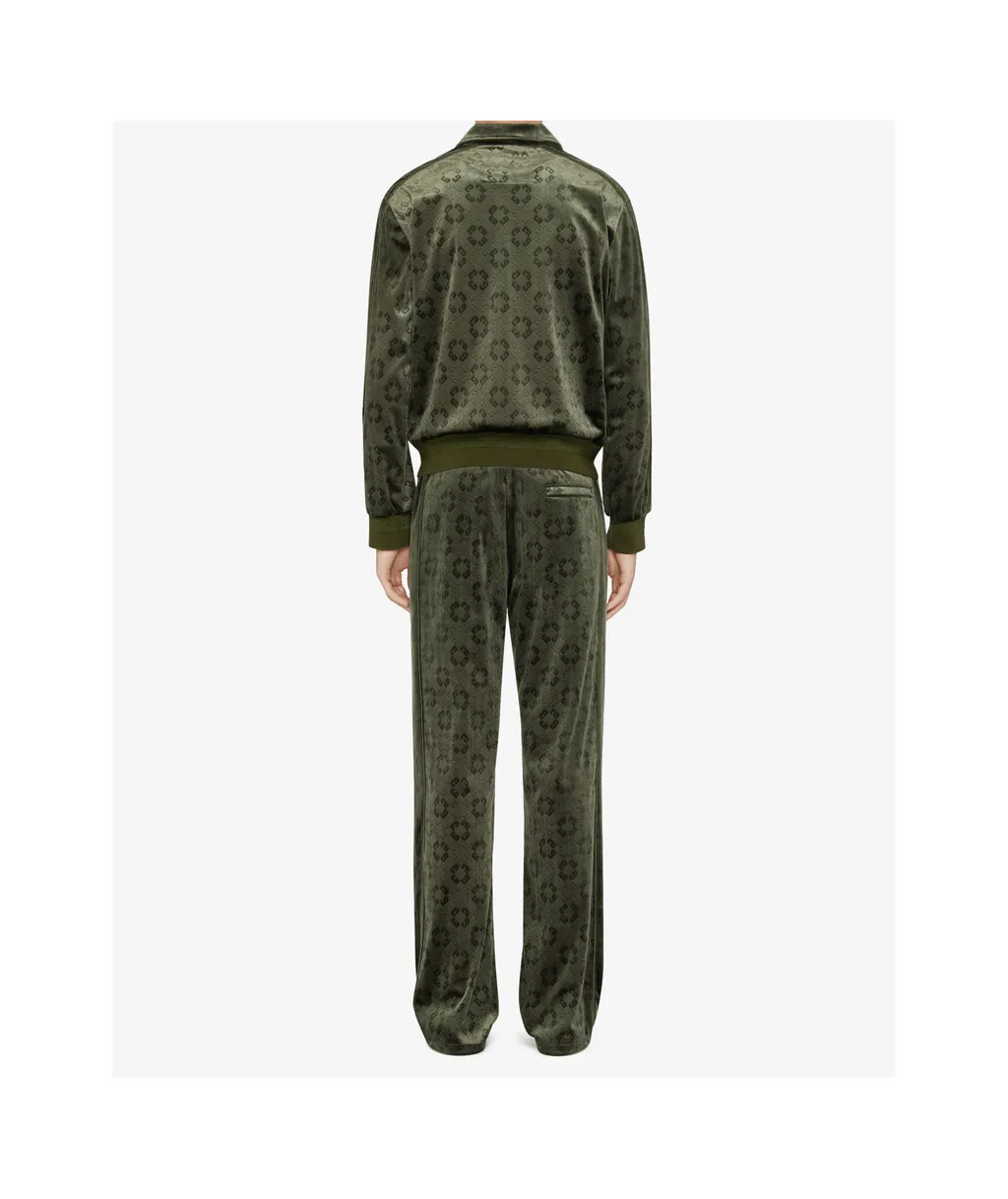 Tracksuit Jacket In Monogram 72 Velvet