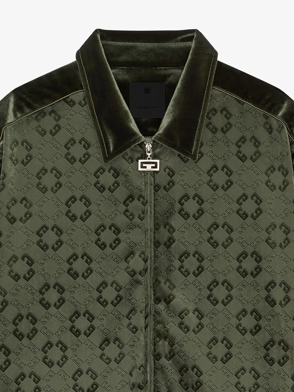 Tracksuit Jacket In Monogram 72 Velvet