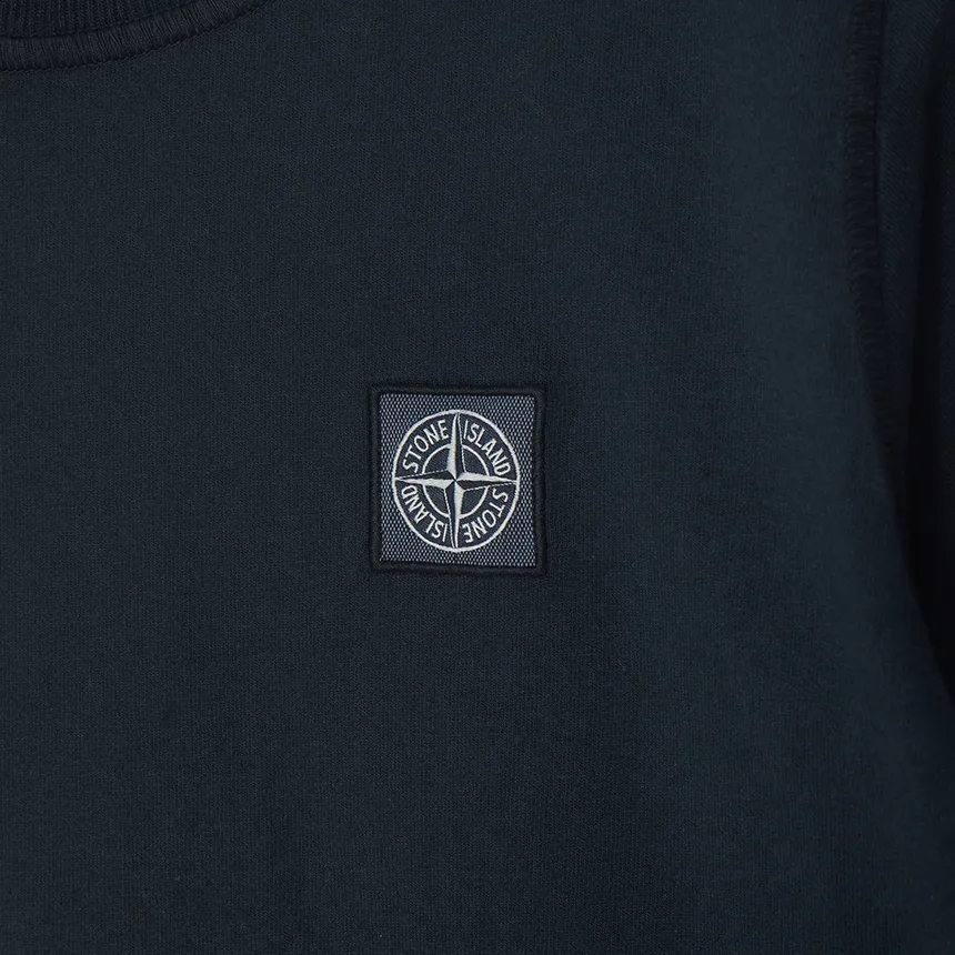 Stone Island Junior Logo Patch Crewneck T-Shirt