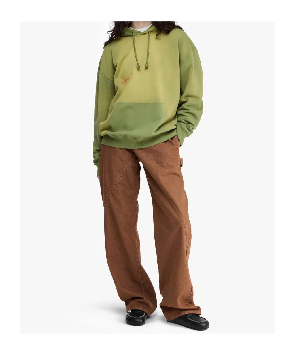 Jw Anderson Logo Embroidered Drawstring Hoodie