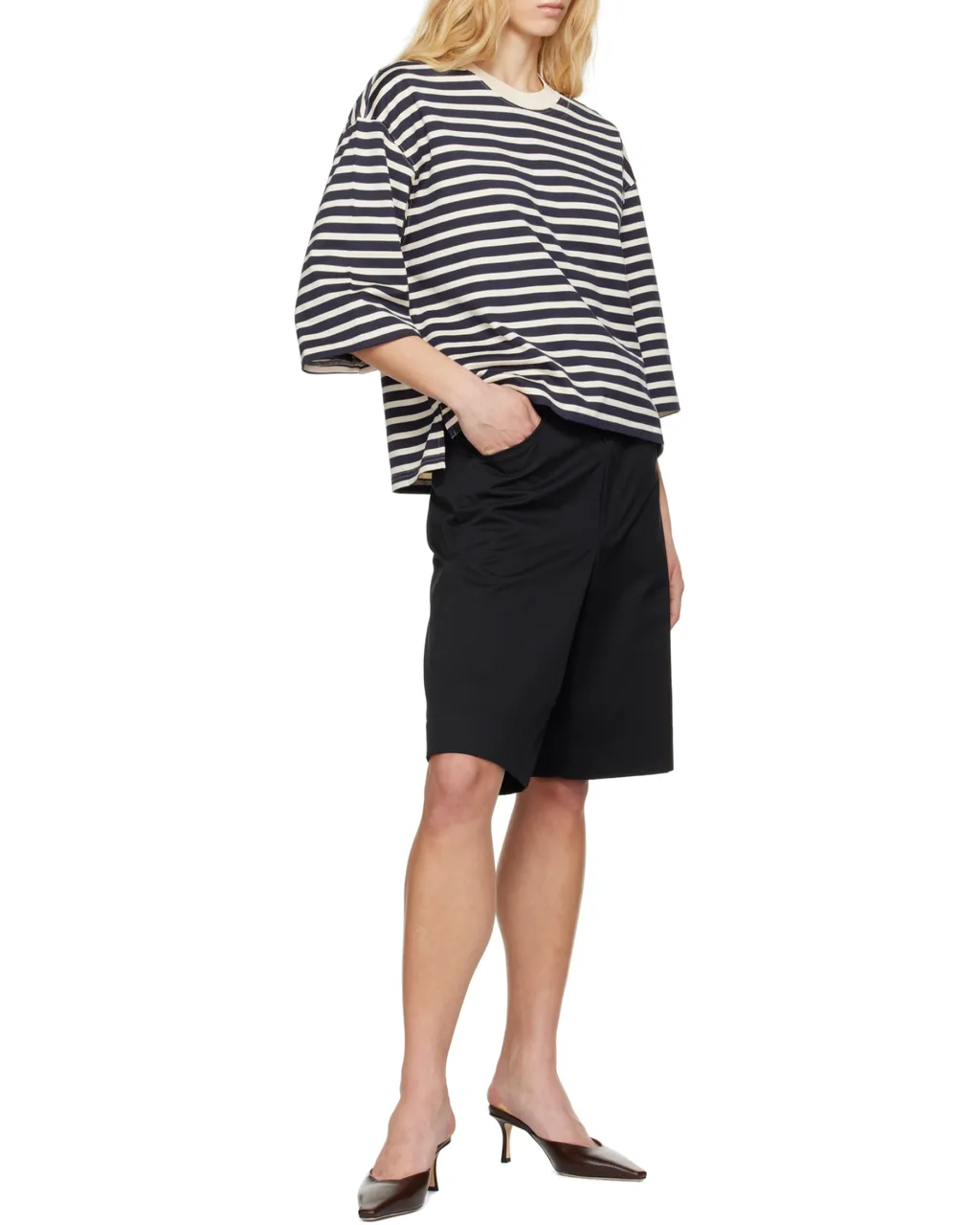 Ami Loose Striped T-Shirt