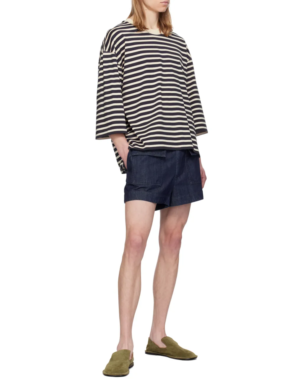 Ami Loose Striped T-Shirt