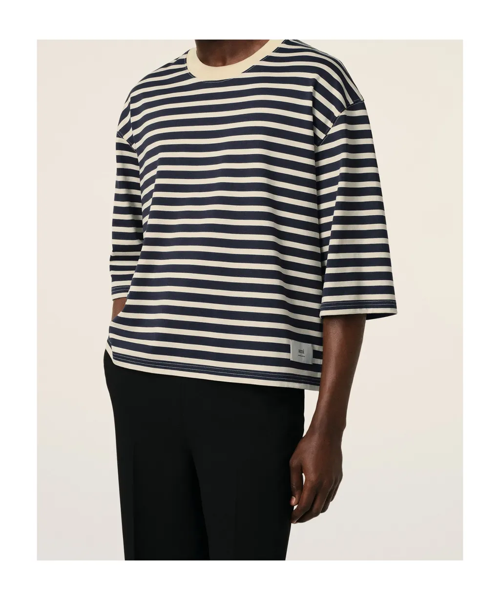 Ami Loose Striped T-Shirt