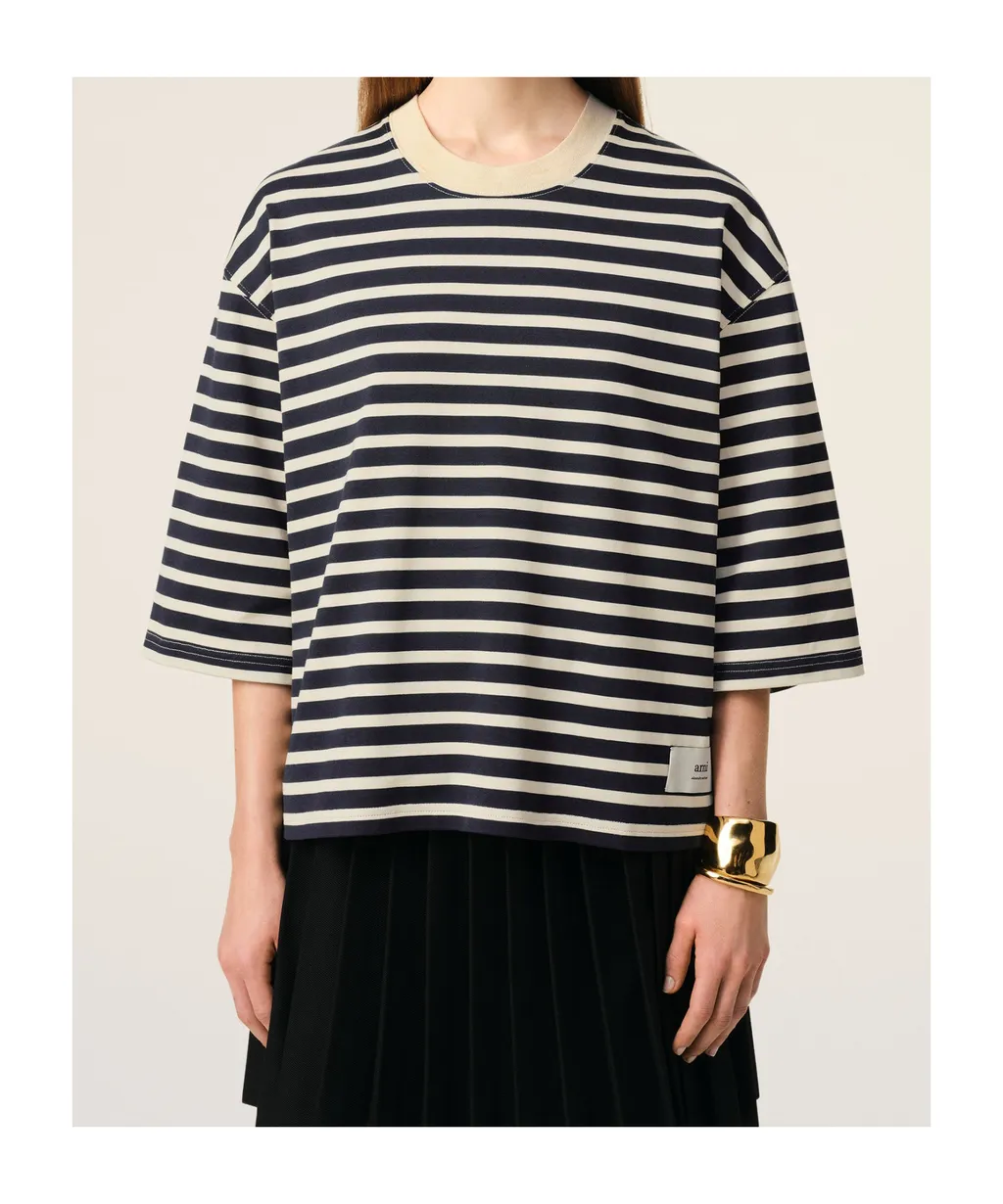 Ami Loose Striped T-Shirt