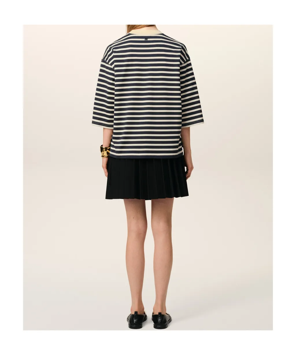 Ami Loose Striped T-Shirt
