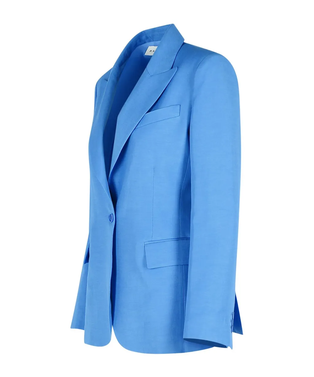 P.A.R.O.S.H. Checked Single-Breasted Blazer