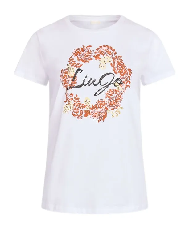 Liu Jo Floral Printed Crewneck T-Shirt
