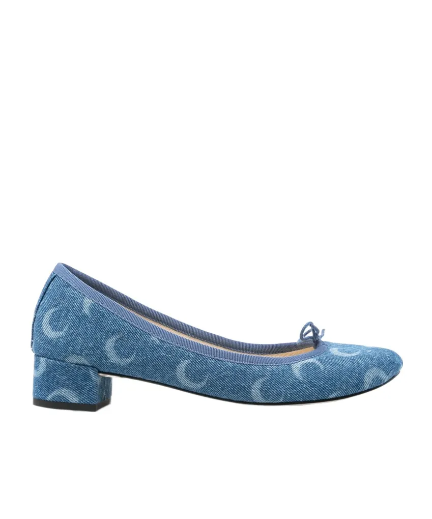 Marine Serre X Repetto Camille Moon Laser Pumps