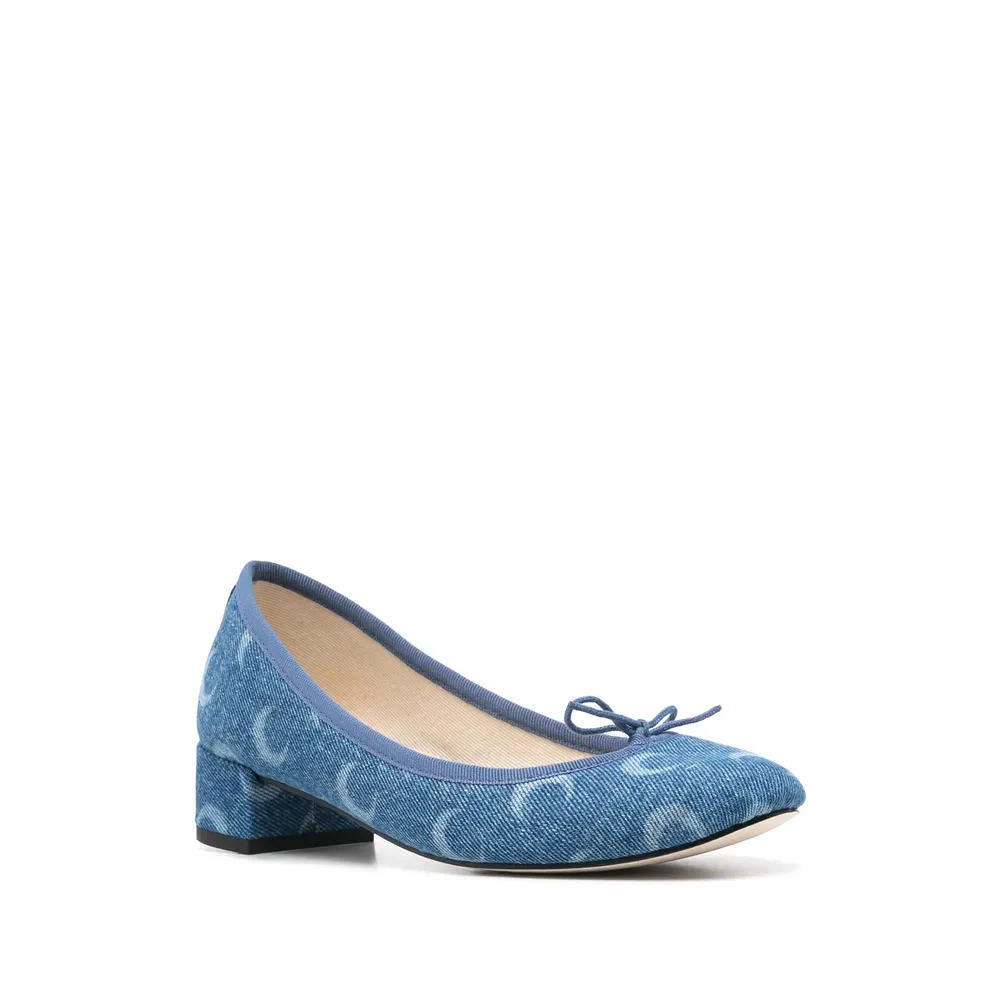 Marine Serre X Repetto Camille Moon Laser Pumps