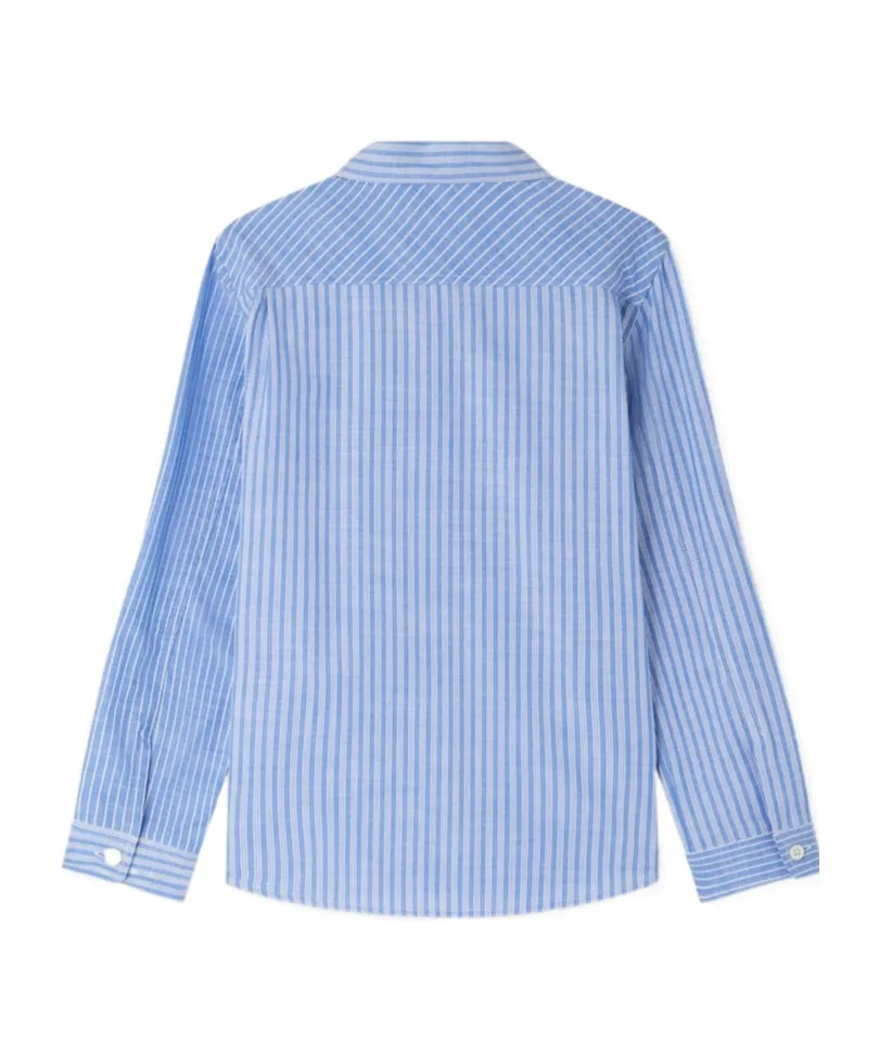 Bonpoint Tango Striped Patchwork Shirt