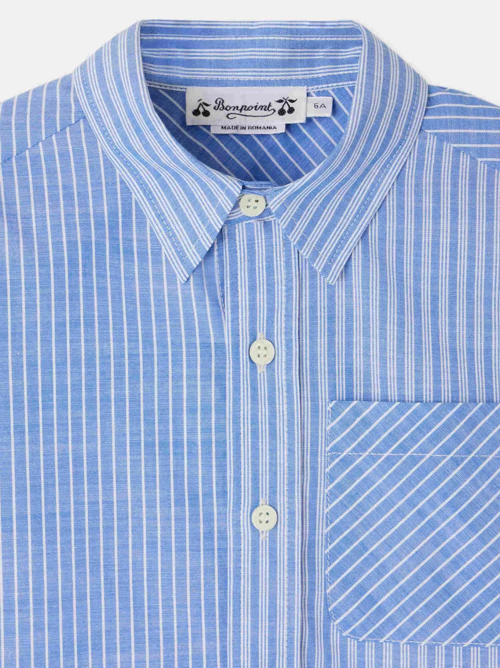 Bonpoint Tango Striped Patchwork Shirt