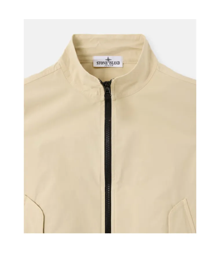 Stone Island Junior Zipped Bomber Jacket