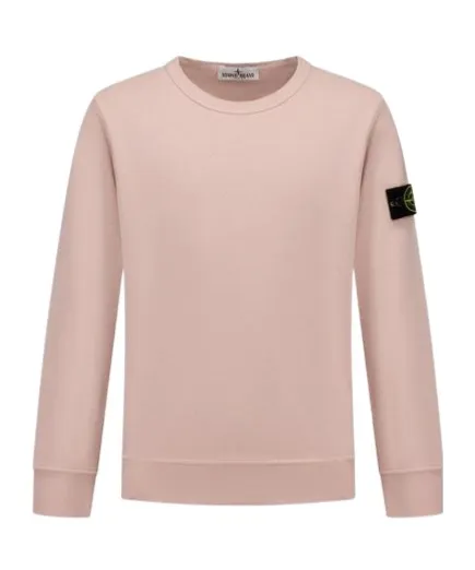 Stone Island Junior Logo-Patch Crewneck Sweatshirt