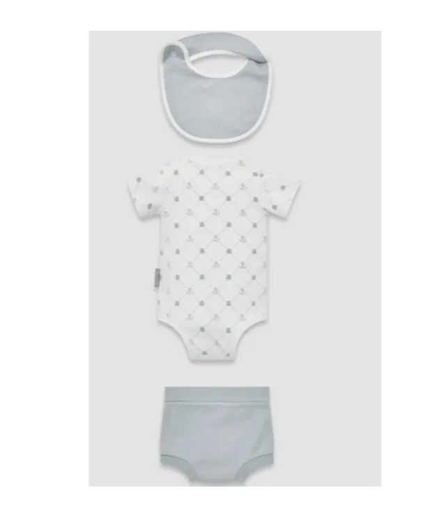 Moncler Enfant Logo Patch Body Suit