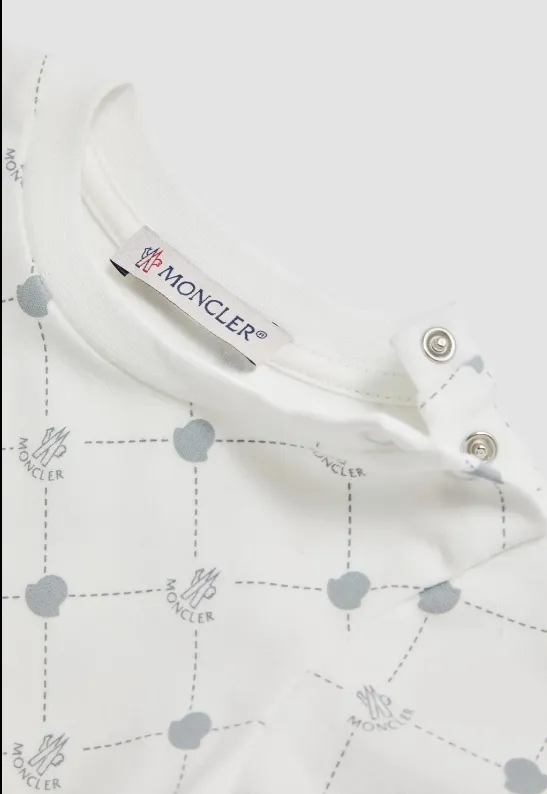 Moncler Enfant Logo Patch Body Suit