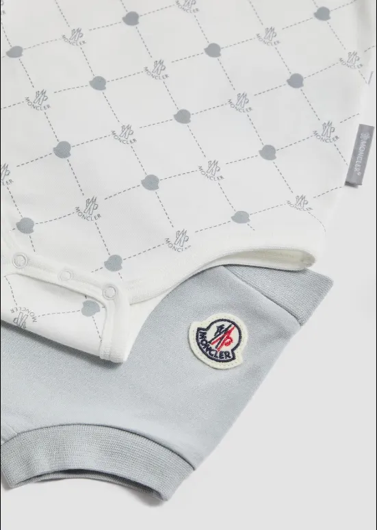 Moncler Enfant Logo Patch Body Suit