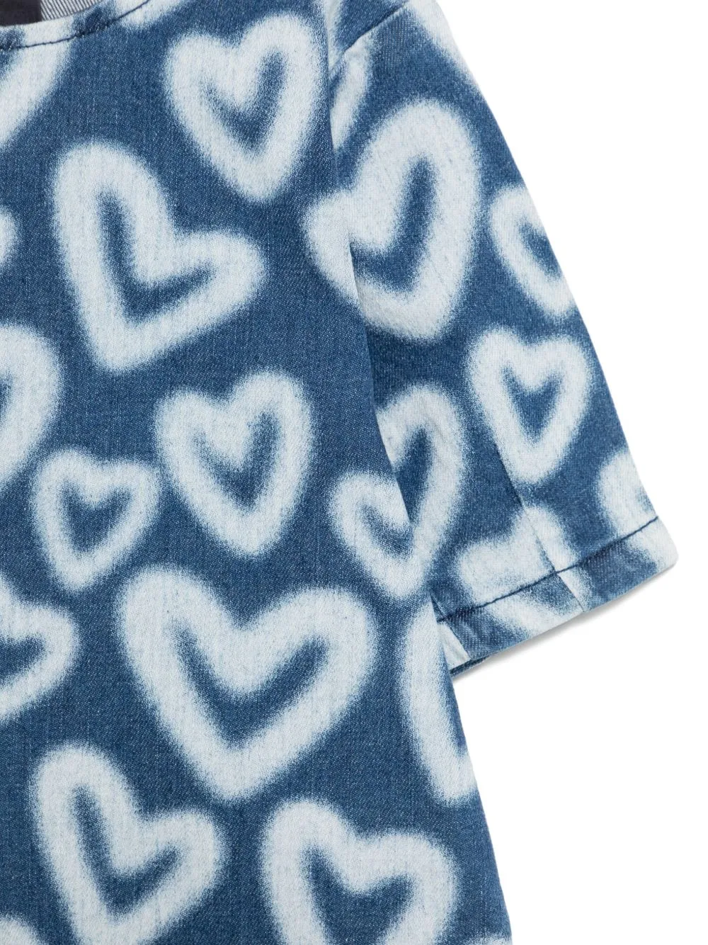 Stella Mccartney Kids Heart-Printed Crewneck Dress