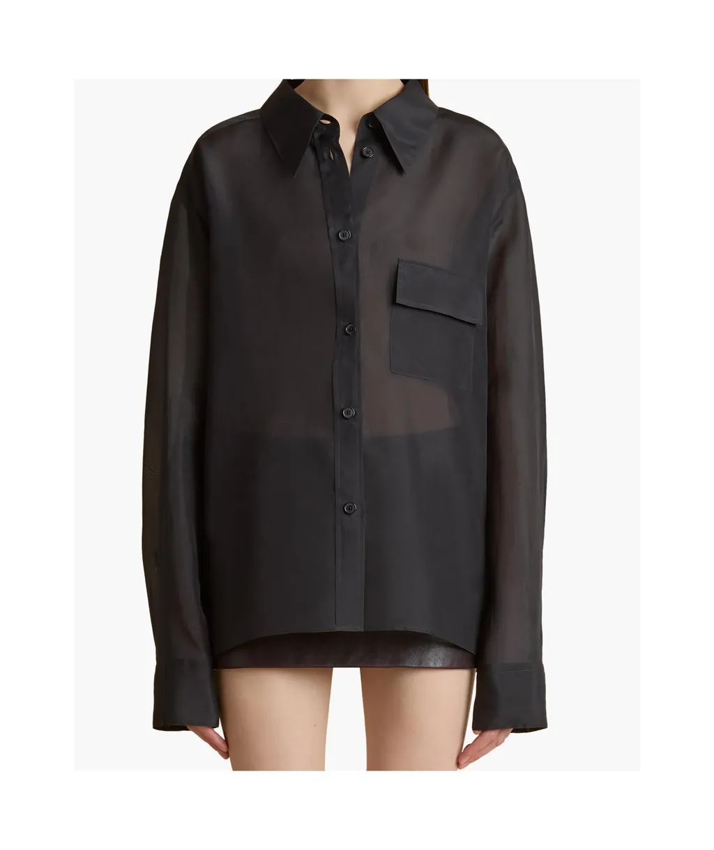 Khaite Yatty Long-Sleeved Shirt