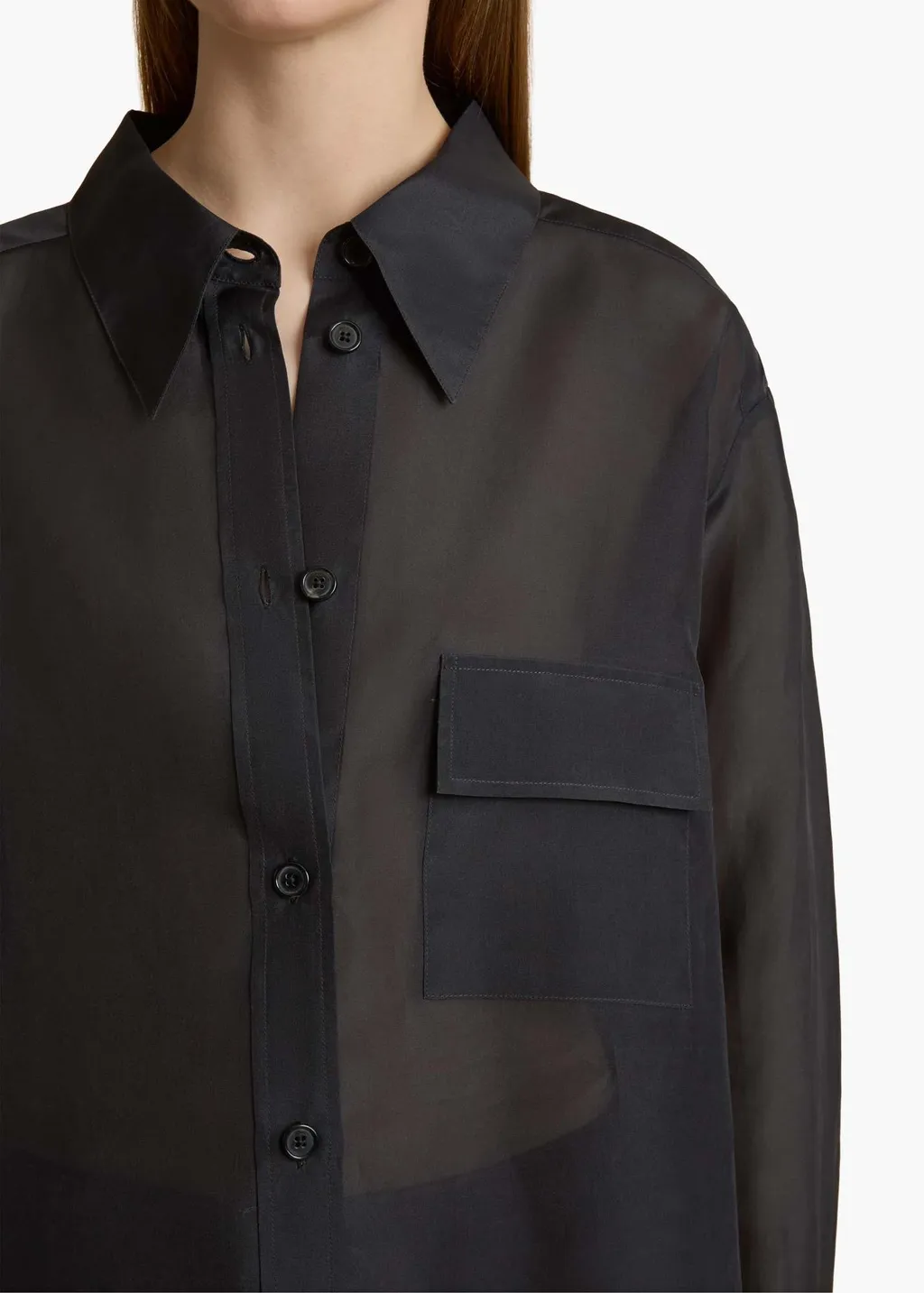 Khaite Yatty Long-Sleeved Shirt