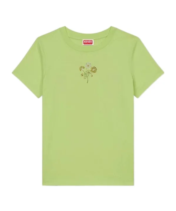 T-Shirt In Cotton Kenzo Jungle Flower