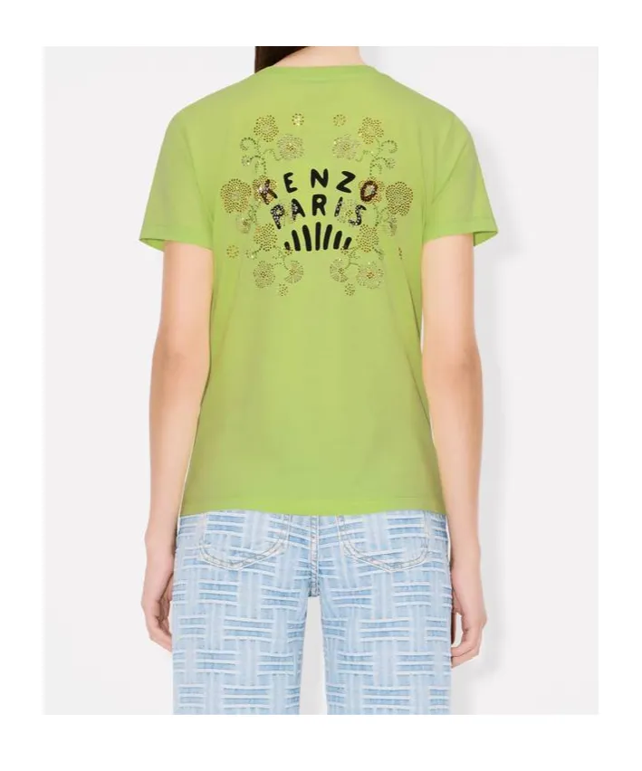 T-Shirt In Cotton Kenzo Jungle Flower