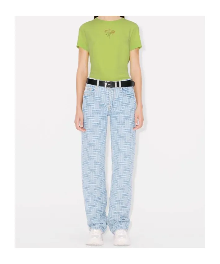 T-Shirt In Cotton Kenzo Jungle Flower