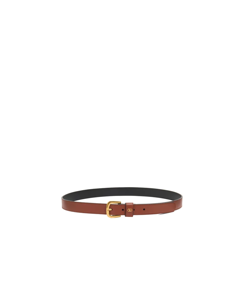 Valentino Vlogo Signature Buckled Belt