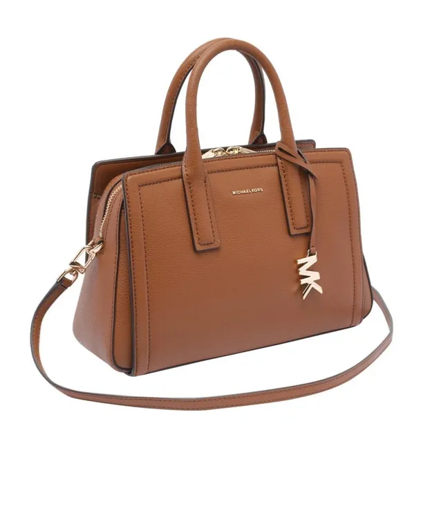 Michael Michael Kors Laila Small Pebbled Satchel Bag