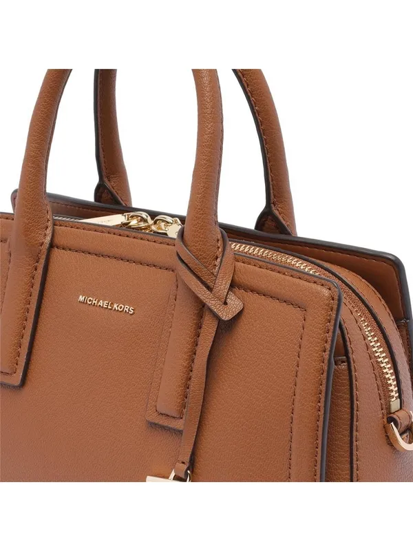 Michael Michael Kors Laila Small Pebbled Satchel Bag