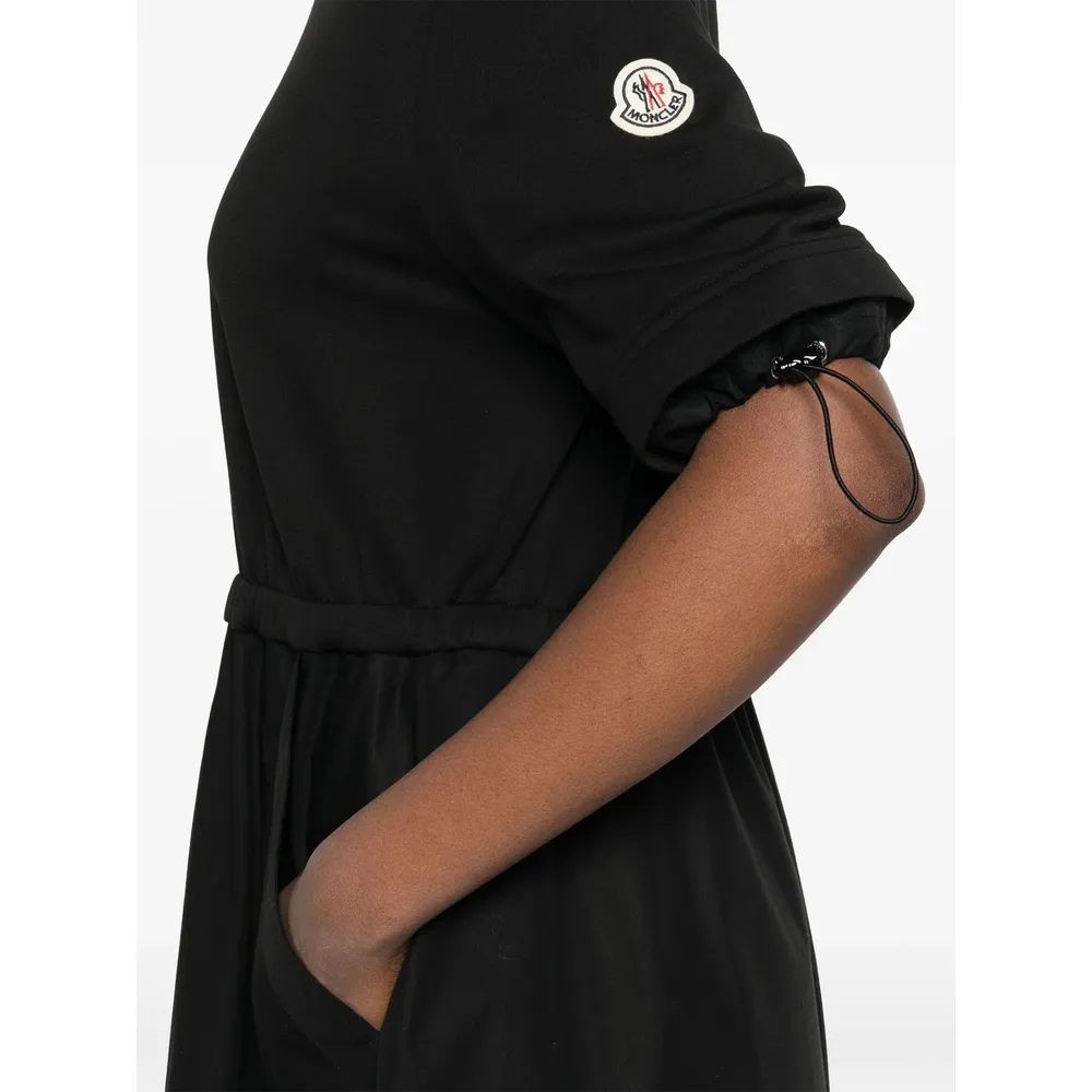 Contras-Panel Midi Dress