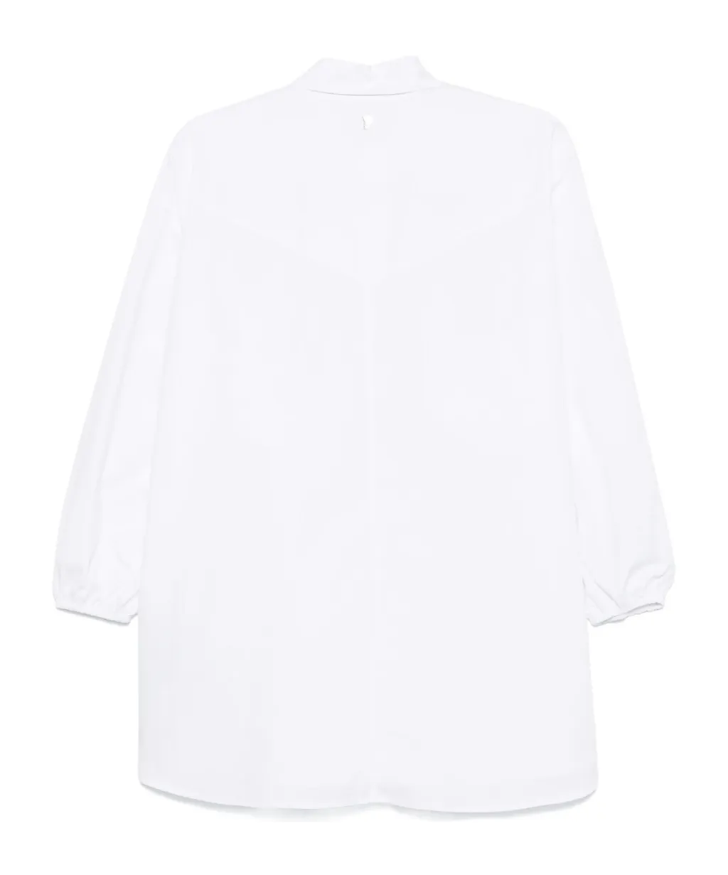 Embroidered Shirt Dress
