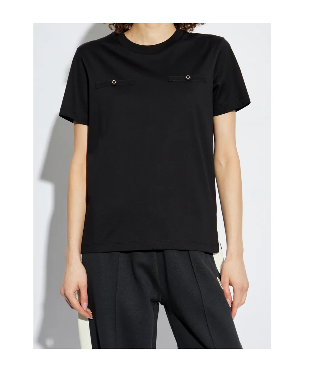 Moncler Logo Detailed Crewneck T-Shirt