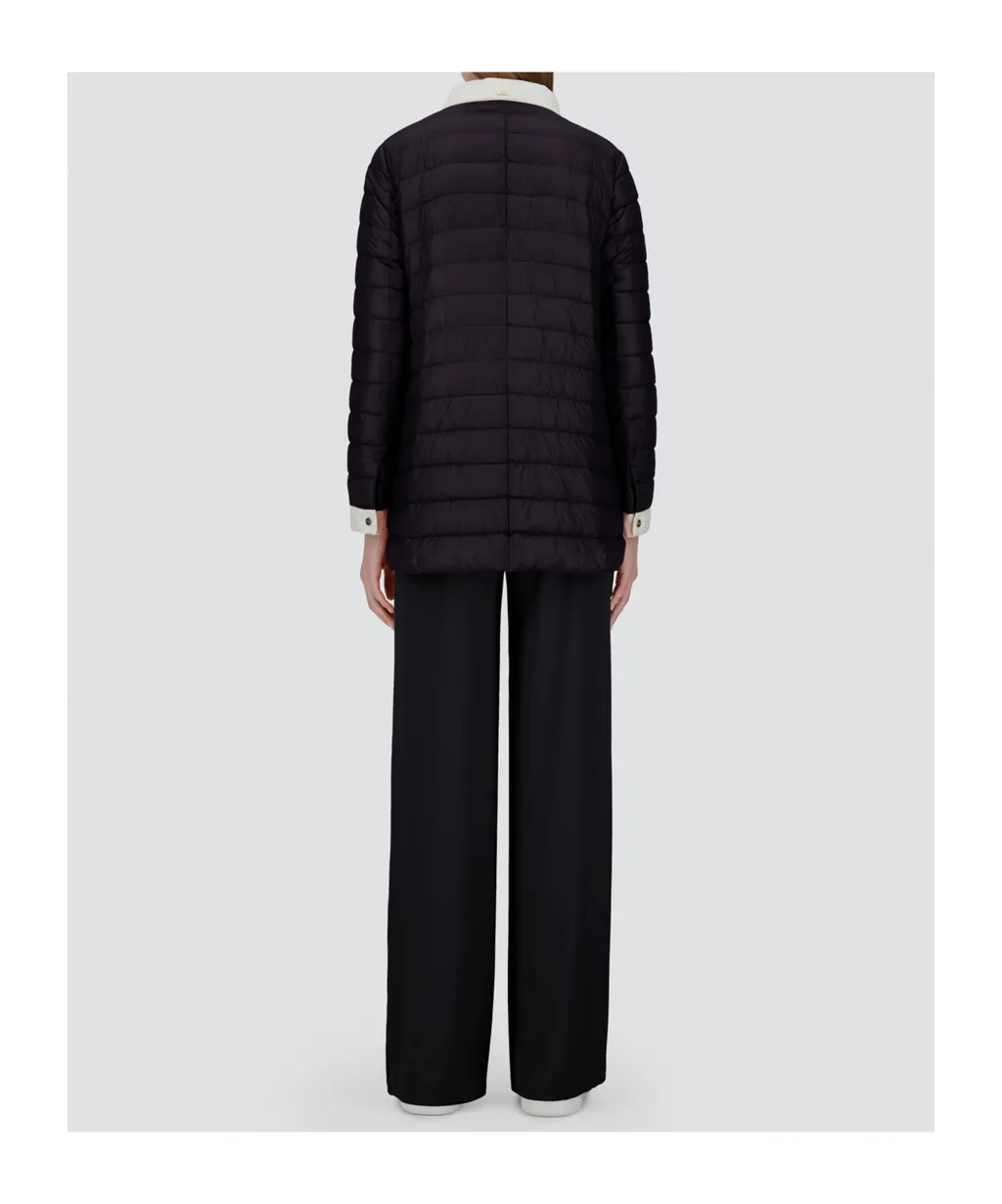Quilted Snap-Button Down Jacket