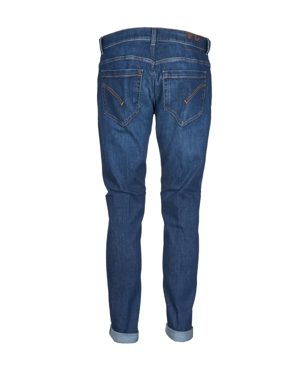 Denim Trousers With Belt Loops