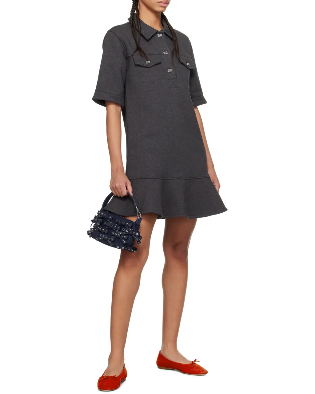 Heavy Fleece Mini Dress