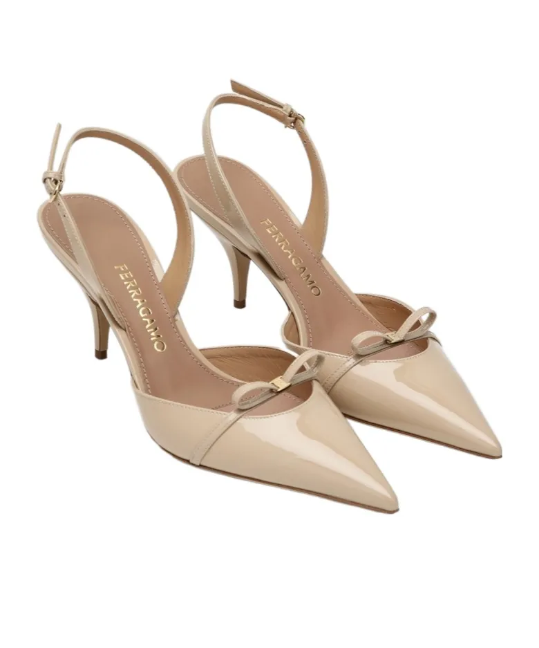 Bow Stilet-Heeled Sandals