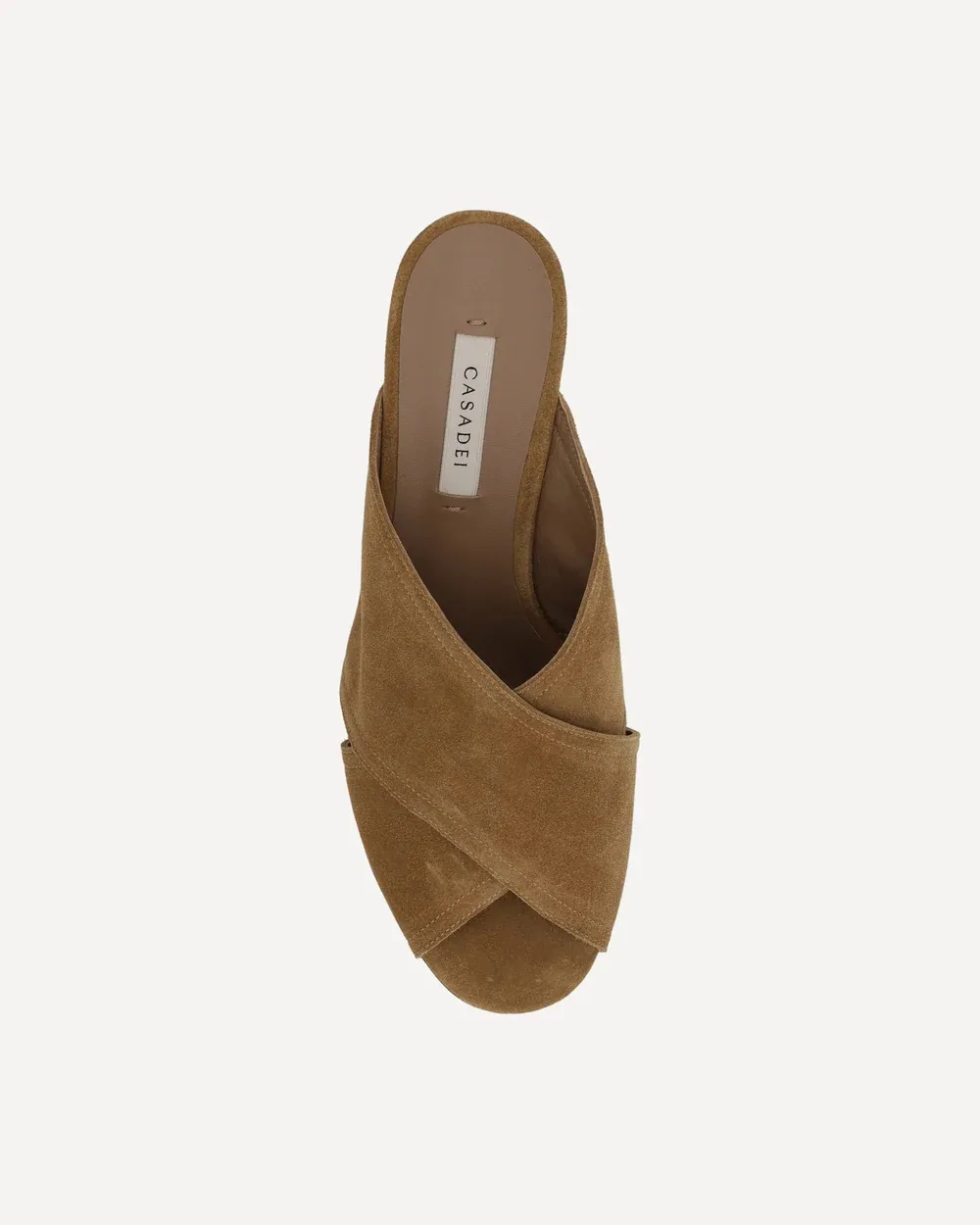 Casadei Crisscrossed Open-Toe Mules