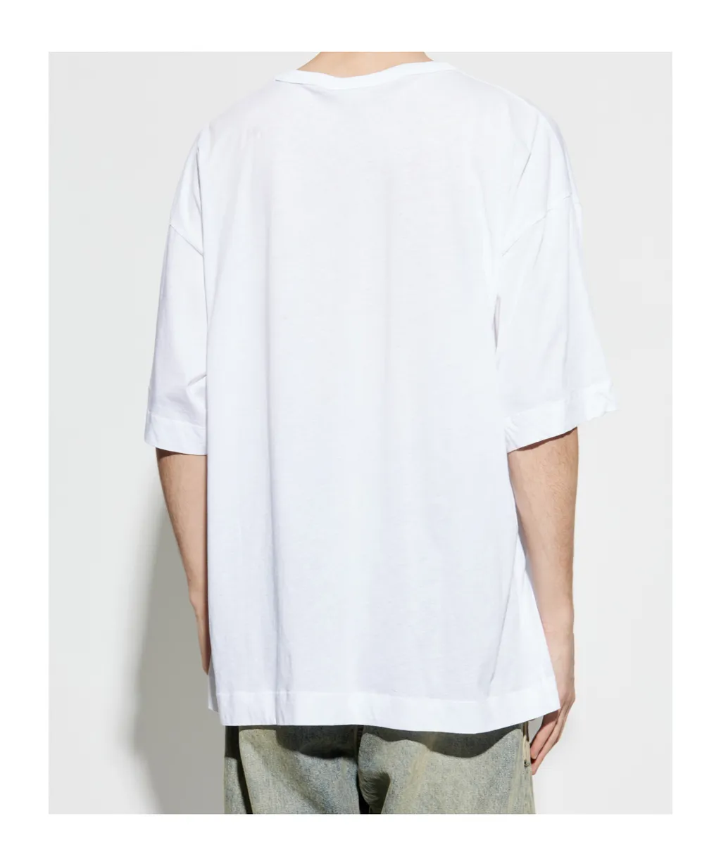 Open-Necked Black Shirt