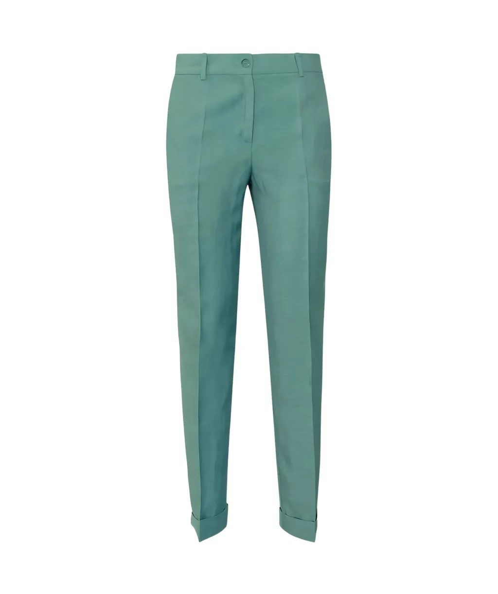 Flat-Front Trousers
