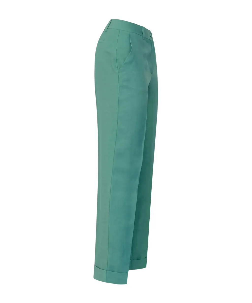 Flat-Front Trousers