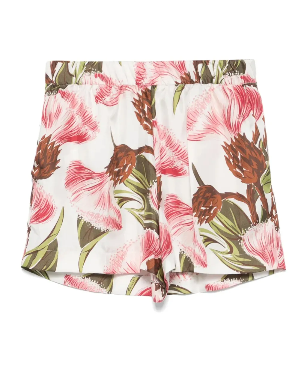 Floral-Print Shorts