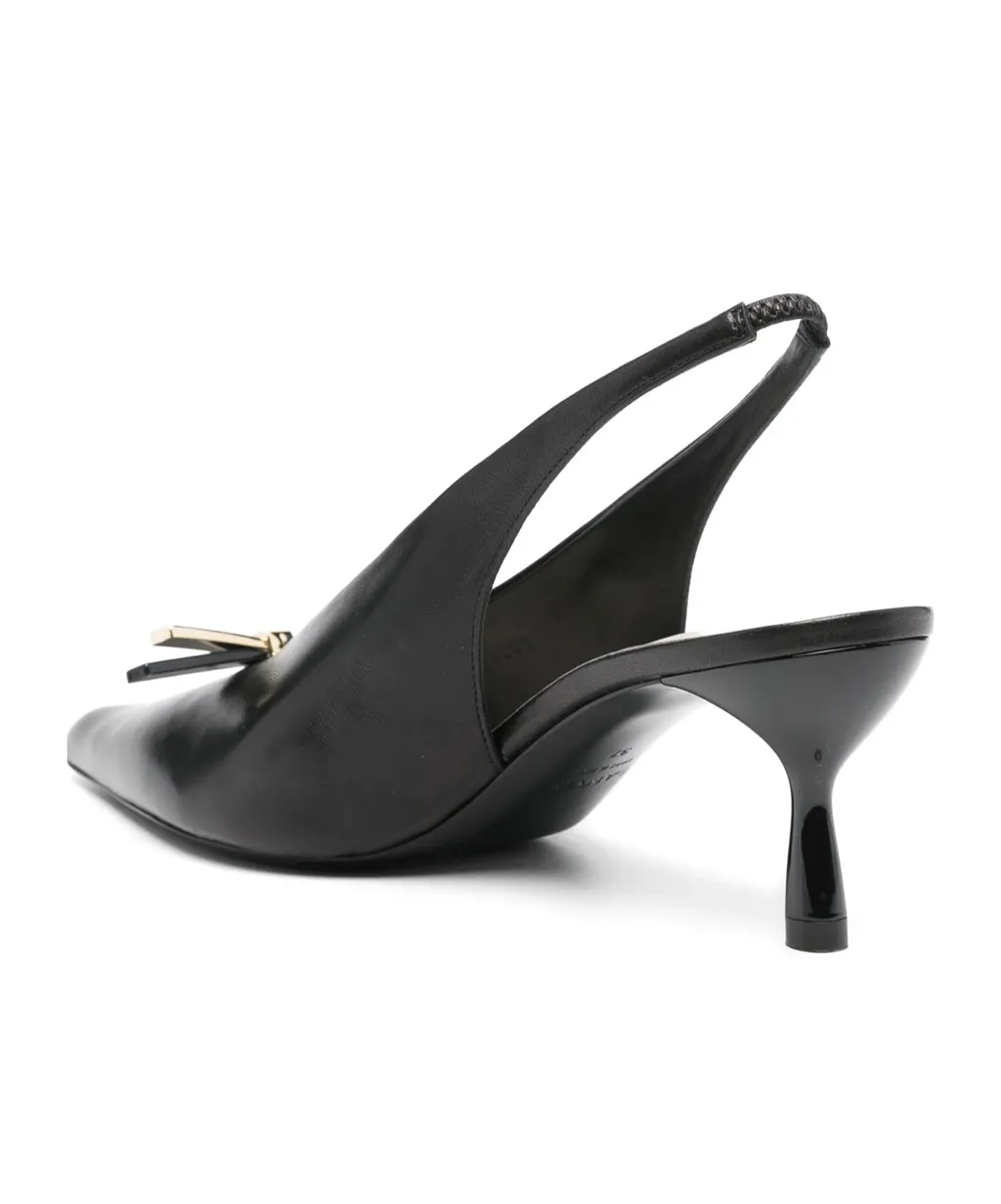 Pointed High-Heeled Sandals