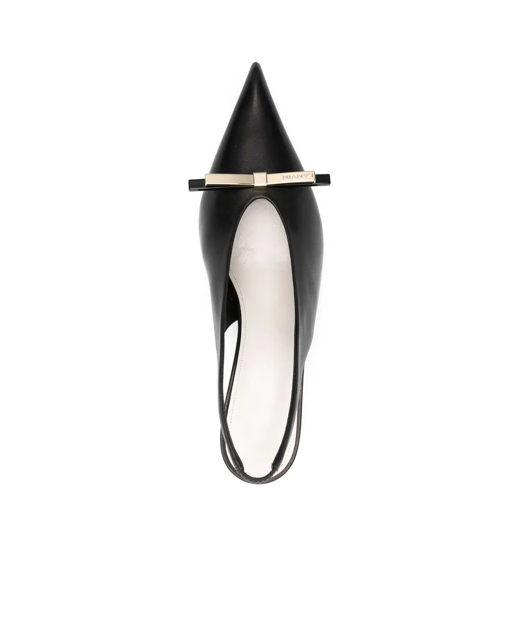 Pointed High-Heeled Sandals