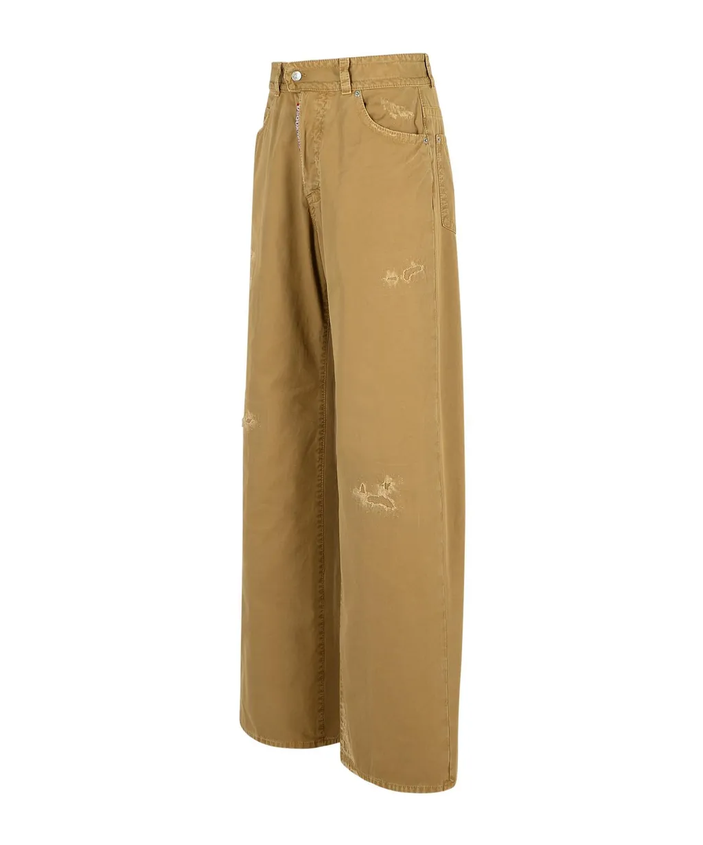 Dsquared2 Distressed Straight-Leg Trousers