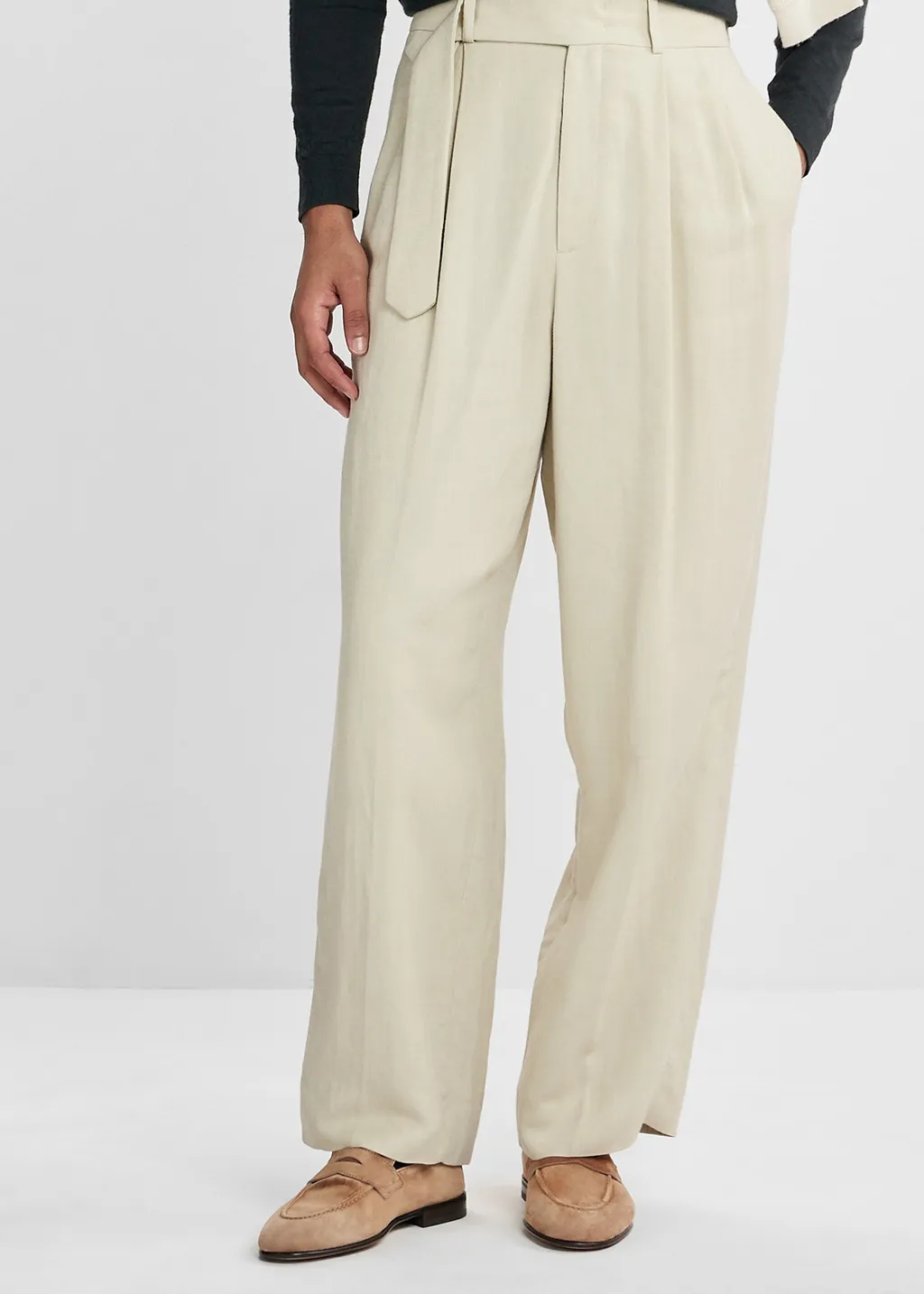 Brunello Cucinelli Almond Toe Slip-On Loafers